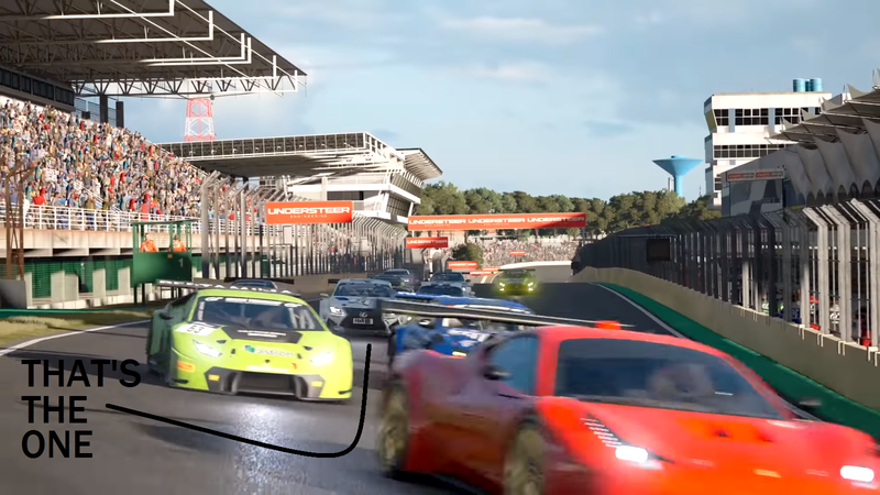 Weird-as-shit banners, though. Understeer?